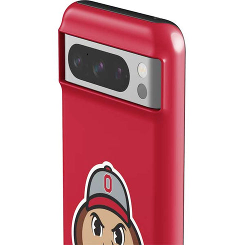 Ohio State University OSUBuckeyes Light Grey Google Pixel 8 Pro Impact Case